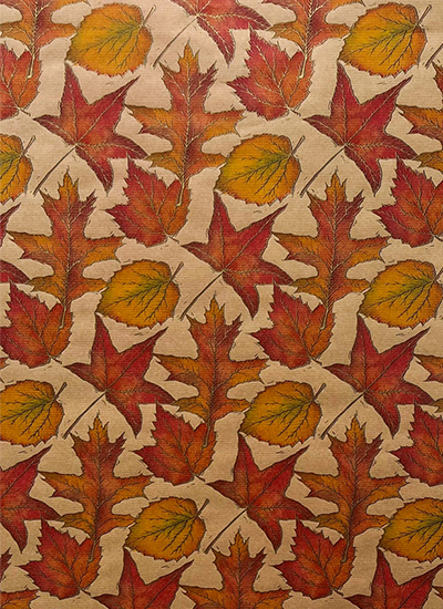 Leaves on Kraft